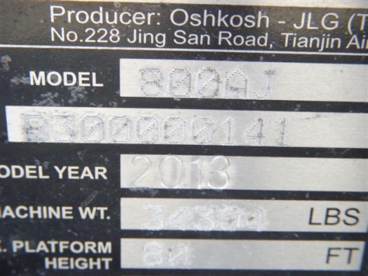 ขายรถกระเช้าบูมหักศอก 24 เมตร นำเข้าป้ายแดง รุ่น 800AJ ยี่ห้อ JLG