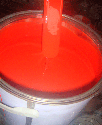 สีส้มอครีลิค (สีรถยนต์โล๊ะสต็อก) ขนาด 4ลิตร กลละ 150บาท ผสมทินเนอร์