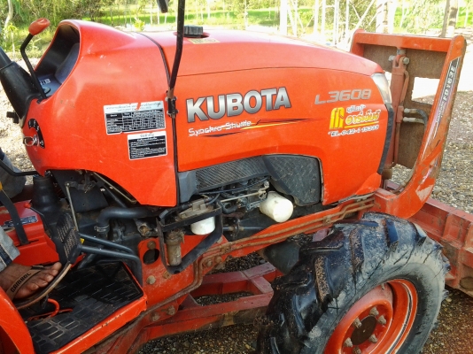 KUBOTA L3608 ปี53 1500 ชั่วโมง อุปกรณ์ ผาน 4 ผาน 6 ดันหน้า 1 โลตาลี1 รวม 4 ชุด