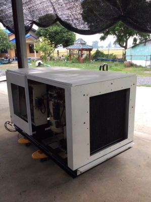ลงรูปทำสีใหม่แล้วครับ - ขายปั้มลม INGERSOLLRAND 75hp มีคลิปTest Runให้ดูครับ