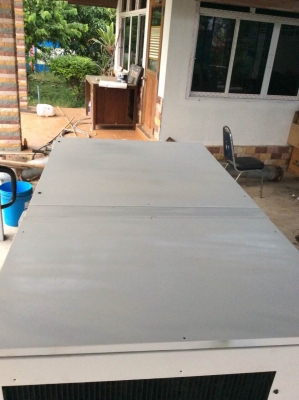 ลงรูปทำสีใหม่แล้วครับ - ขายปั้มลม INGERSOLLRAND 75hp มีคลิปTest Runให้ดูครับ