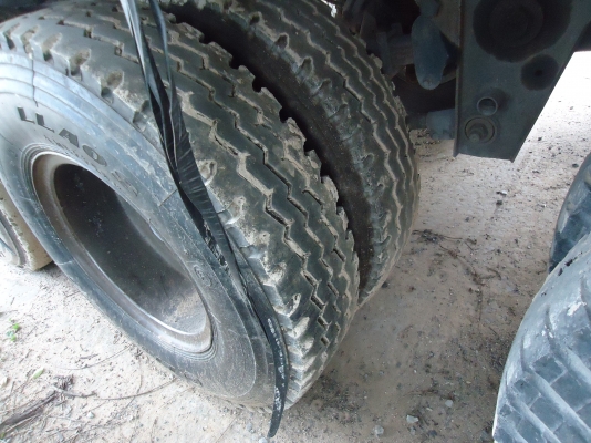 ขายหางลาก3เพลาแท้ดรั้มกะบะสามมิตรลอนเฉียงยาว9เมตรปี50