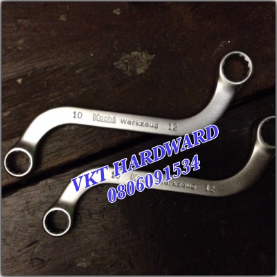 ประแจแหวน เอส ขนาด 10x12 Koche' Made in Germany