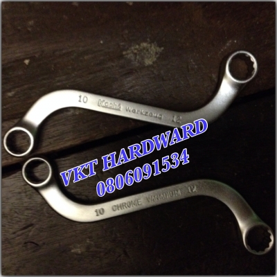 ประแจแหวน เอส ขนาด 10x12 Koche' Made in Germany