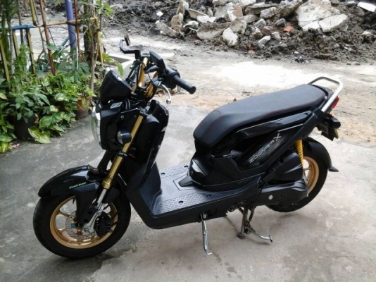 ขาย Honda Zoomer-x สีดำ ตัว TOP ปี 2014!! (รถแค่6เดือน!!)ราคา 40,000บ.