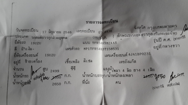 รถปิคอัพ มือแรกป้ายแดง พร้อมใช้ ปรับราคา 175,000 บาท