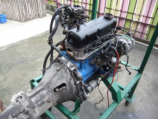 ขายเครื่องยนต์เบนซินขับหลังพร้อมเกียร์นิสสัน A15 6850 บาท