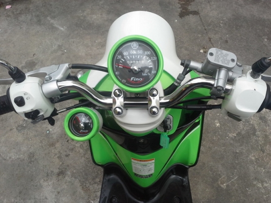 Fino ลายสปอร์ต รถปี55 สวยๆเครื่องเดิมๆ แต่งสวย ล้งล้ออย่างเดียว ราคาถูกๆครับ