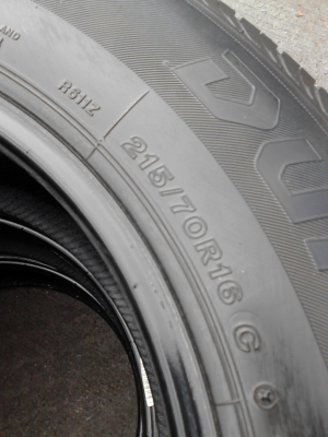 215/70R16 BRIDGESTONE DURAVIS R611 สวย ดอกยางคม ดอกลึก  มี 3 เส้น TEL.081-427-3941