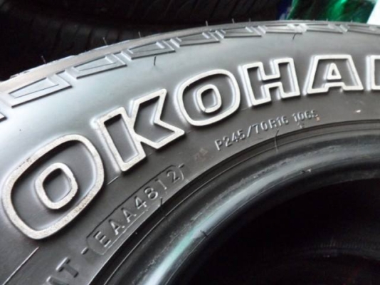 ขาย ยางYOKOHAMA GEOLANDAR A/T-S 245-70-16 ปี12