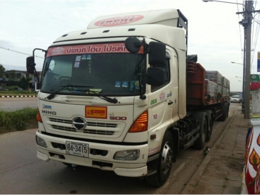 ขายหัวลากHINO 260แรง ติดNGV 8ถัง ปี54 หางพนัส3เพลา ยาว12เมตร มีหัวลาก4หัว 4หาง ราคาชุดละ 1.9ล้าน เครื่องดี แคชซีสวย สภาพพร้อมใช้งาน เอกสารพร้อมโอน