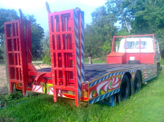 ขายรถสิบล้อหางปลาขึ้นรถเกี่ยวราคา490000บาทเบรคจิ๊ฟฟี่ พวงมาลัยเพาเวอร์