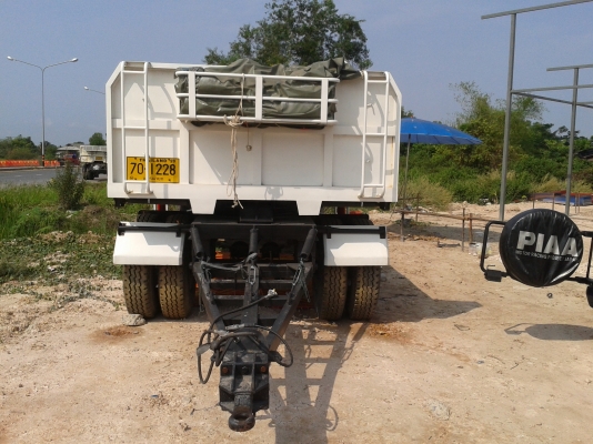 ขาย HINO FM2K 240 แรงม้า ปี 2540 รถบรรทุกพ่วงพื้นเรียบ เกียร์ฟุลเลอร์ใหม่ แม่ลูก22ล้อ ลูก3เพลาแท้เพิ่งต่อมาใหม่ ตัวแม่กระบะต่อใหม่