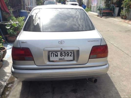 ขายครับ TOYOTA AE 110 1.5 GXI ปี 97 สีภายนอกสวย ทรงดี หน้าหลังเดิม ไม่มีชนหนัก ห้องเครื่องสวย เครื่องดีมากแห้งๆ ไม่เยิ้มเลย ควันไม่มีไหล เกียรดีมากไม่หอนไม่เยิ้ม สมบูรสุดๆ แอรหนาวๆเลย ภายในสวยไม่มีขาด แตก หัก ระบบไฟครบๆ ช่วงล่างโคตรดี แม็ก ของ 15 สวยๆ รถแ