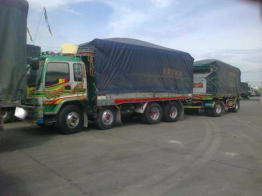 ขายรถสิบล้อ ISUZU DECA  270 HP EURO2 ปี 48พ่วงแม่+ลูก ดั้มเนียม คอกเกษตร