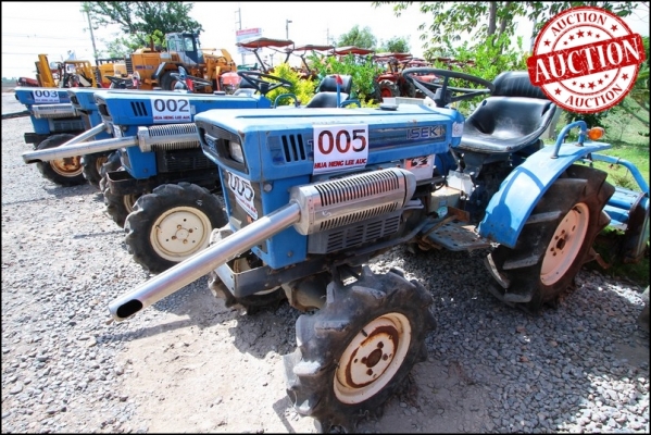 AUC 4 Code 005  แทรกเตอร์  เก่านอก ISEKI TX1410F  ราคา เริ่มต้นการประมูล 70,000 บาท