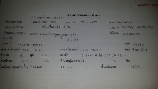 ขายหลงเพลาเดียว FN517  195แรง