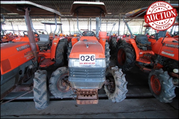 AUC 4 Code 026  แทรกเตอร์  KUBOTA L3408  ราคา เริ่มต้นการประมูล 100,000 บาท