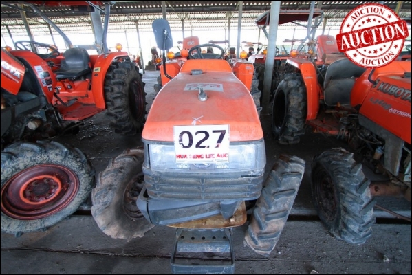 AUC 4 Code 027  แทรกเตอร์  KUBOTA L3408  ราคา เริ่มต้นการประมูล 100,000 บาท