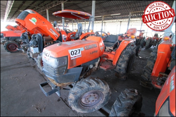 AUC 4 Code 027 แทรกเตอร์ KUBOTA L3408 ราคา เริ่มต้นการประมูล 100,000 บาท AUC 4 Code 027 แทรกเตอร์ KUBOTA L3408 ราคา เริ่มต้นการประมูล 100,000 บาท