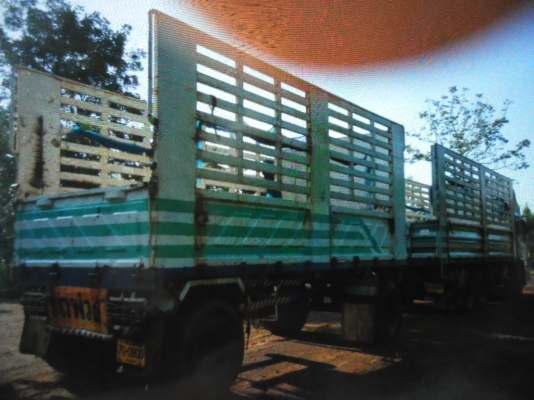 ขายรถบรรทุก 12 ล้อพ่วงแม่ลูกไม่ดั้มหัวเปอร์เฟียร์สวยพร้อมใช้