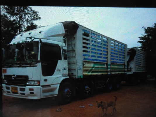 ขายรถบรรทุก 12 ล้อพ่วงแม่ลูกไม่ดั้มหัวเปอร์เฟียร์สวยพร้อมใช้