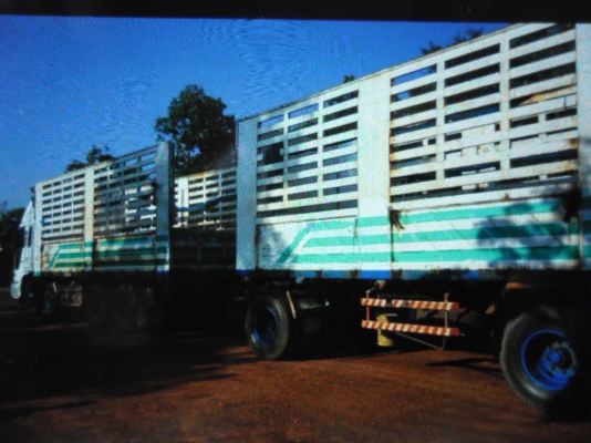 ขายรถบรรทุก 12 ล้อพ่วงแม่ลูกไม่ดั้มหัวเปอร์เฟียร์สวยพร้อมใช้