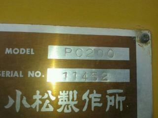 ขาย KOMATSU PC200-1สภาพสวยพร้อมใช้ ราคาต่อรองได้ ติดต่อได้ที่คุณ อ๊อฟ พิจิตร 086-737-9991