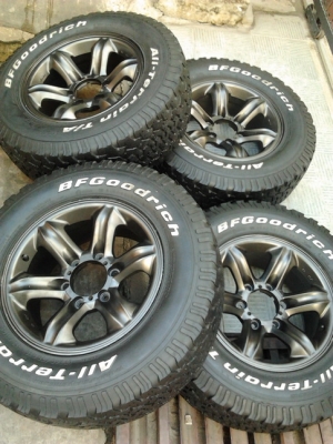 ล้อ เล็บเหยี่ยว อีซูสุ  แท้ๆ + ยาง BF All 245/70/16 ปี09