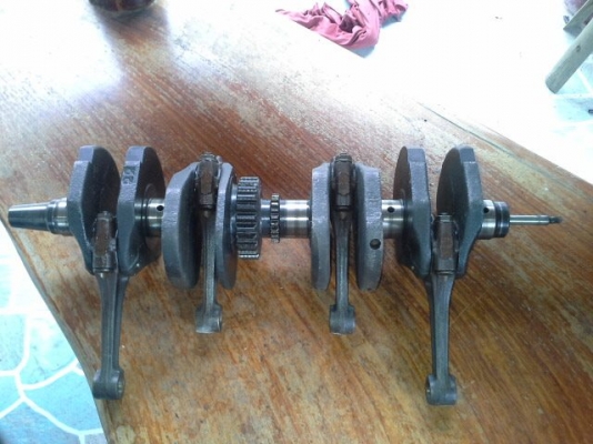 ขายอะไหล่เครื่อง Honda CB650 ข้อเหวี่ยง ก้านสูบ มัดข้าวต้มและแม่เหล็ก