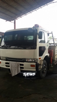 ขายรถ6ล้อ ติดเครน4.5ตัน กระบะ6.50m ราคา950,000บาท