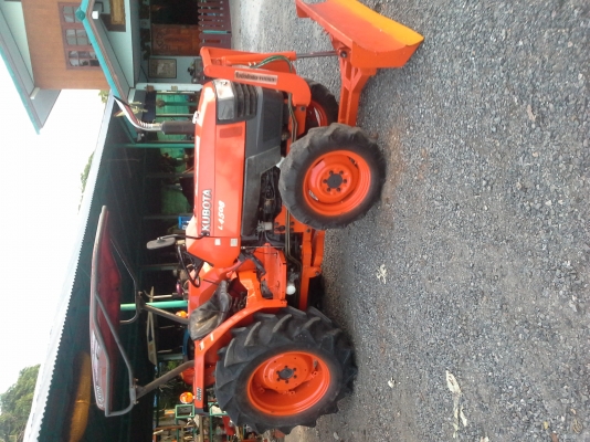 ดีเวอร์...คูโบต้า L4508 พร้อมอุปกรณ์ใบดันหน้า พร้อมลุยงาน