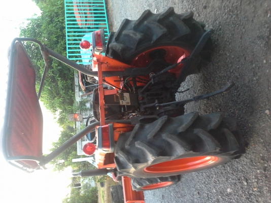 ดีเวอร์...คูโบต้า L4508 พร้อมอุปกรณ์ใบดันหน้า พร้อมลุยงาน