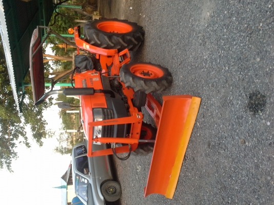 ดีเวอร์...คูโบต้า L4508 พร้อมอุปกรณ์ใบดันหน้า พร้อมลุยงาน