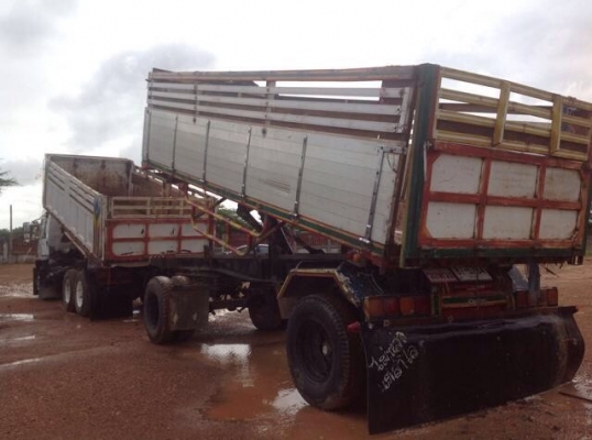 ขายรถพ่วงดัมพ์ ISUZU FVZ12NY ปี 33 วางเครื่อง DAEWOO 290 แรงยังไม่ลงเล่มมีใบคุมให้