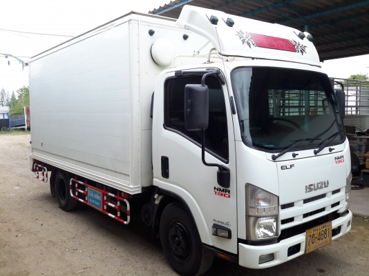 6 ล้อกลาง  *Euro.3*  ISUZU  NMR  130 แรงม้า+คอมมอนเรว *ยาว 4.30ม.* รถสวยจริง *รถห้างแท้* มีเล่มพร้อมโอน *  มีกระบะเปลี่ยนให้  * *