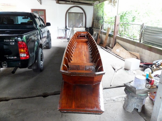 ขายเรืออีป๊าป 4 วา ไม้สักทั้งลำ