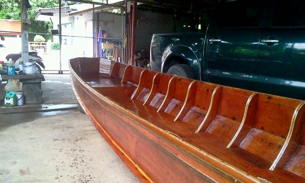 ขายเรืออีป๊าป 4 วา ไม้สักทั้งลำ