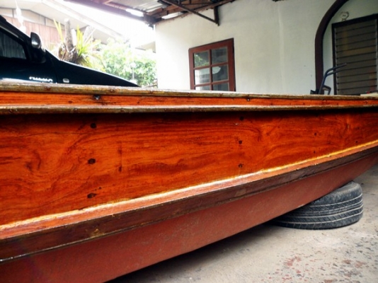 ขายเรืออีป๊าป 4 วา ไม้สักทั้งลำ