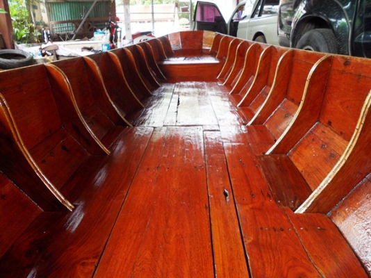ขายเรืออีป๊าป 4 วา ไม้สักทั้งลำ