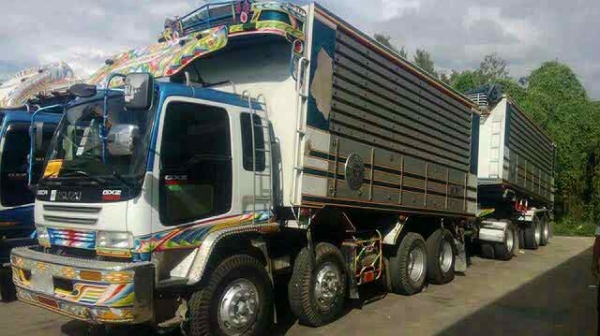 ขายรถ 24 ล้อพ่วงแม่-ลูกดัมพ์ ISUZU DECA 320 แรงม้าปี 2551 ราคา 1950000