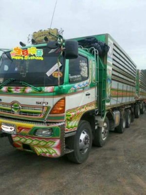 ขายรถ 24 ล้อพ่วงแม่-ลูกดัมพ์ HINO MEGA 344 แรงม้าปี 2553 ราคา 2750000