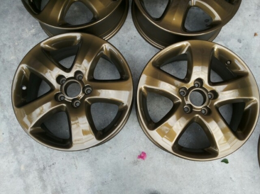 แม็กซ์ ขอบ17x6.5 5รู114 offset 50 ทำสีใหม่ๆ