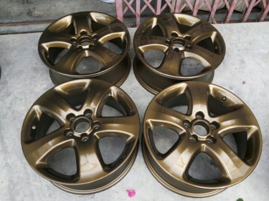 แม็กซ์ ขอบ17x6.5 5รู114 offset 50 ทำสีใหม่ๆ