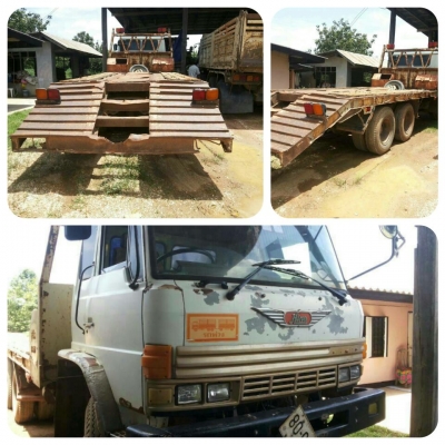 ขายฮีโน่10ล้อเทรลเลอร์ลาก320 เหล็ก ดรีมหน้า6-8 แชชซี725 2เพลา เครื่องEH700 พร้อมสโลกลาง ทะเบียนเต็ม