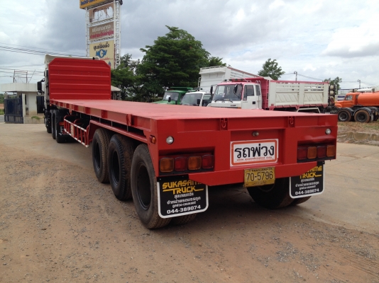 มีอีกครับ ขาย หางพื้นเรียบ 2-3 เพลา ยาว 12.50พร้อมทะเบียนครับ