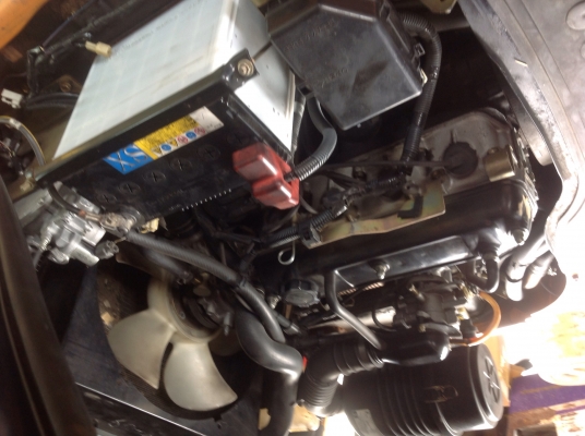 ขายtoyota7fg25รถแก็ส lpg เกียร์ ออโต้ ใส่แก็ส2ถัง