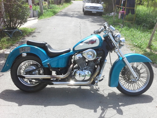 Honda Steed400ccปี94 เครื่องแน่นไฟติดครบ แต่งแนวฮาเล่เสียงท่อโหด