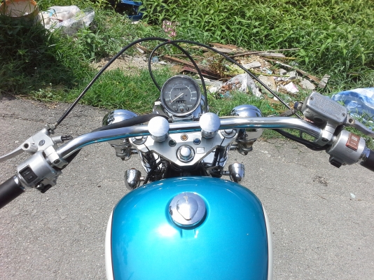 Honda Steed400ccปี94 เครื่องแน่นไฟติดครบ แต่งแนวฮาเล่เสียงท่อโหด