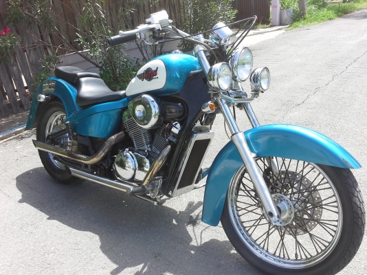 Honda Steed400ccปี94 เครื่องแน่นไฟติดครบ แต่งแนวฮาเล่เสียงท่อโหด